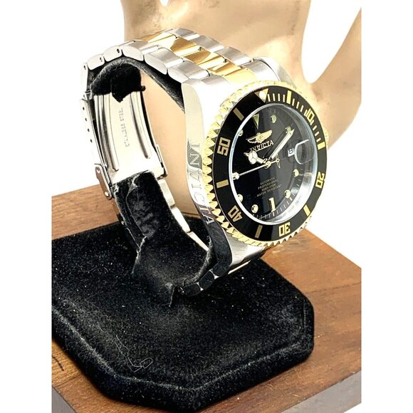 Invicta Men's Watch 36973 Pro Diver Automatic Black Dial Two Tone Steel 44mm - Picture 2 of 15